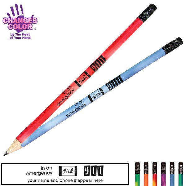 Dial 911 Mood Color Changing Pencil