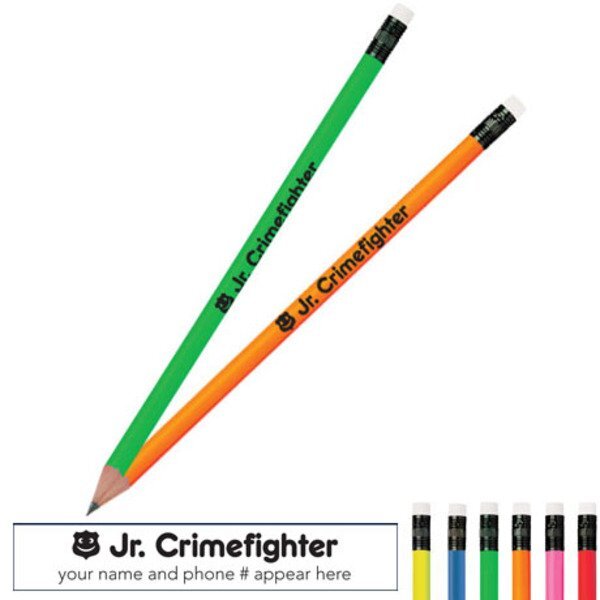 Jr. Crimefighter Neon Pencil