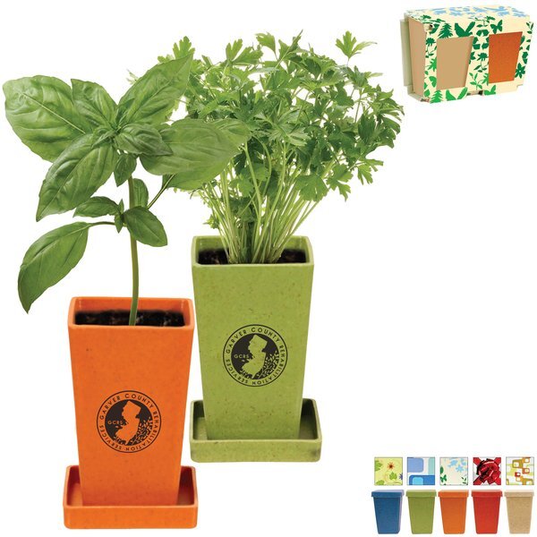 Herb Planter Garden Set, 2 Pack