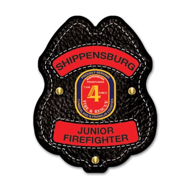 Junior Firefighter Plastic Badge