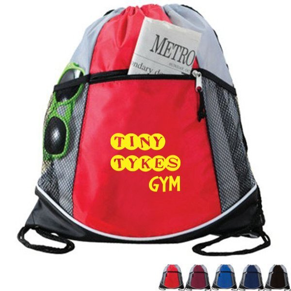 Double Take 210D Polyester Drawstring Cinchpack