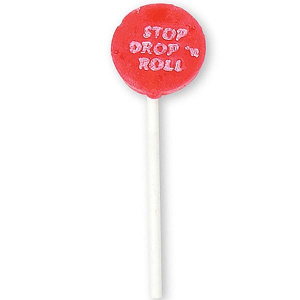 Stop, Drop & Roll Lollipop, Stock