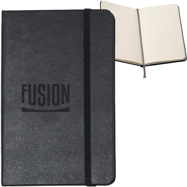 Moleskine® Hard Cover Ruled Pocket Notebook, 3-1/2" x 5-1/2"