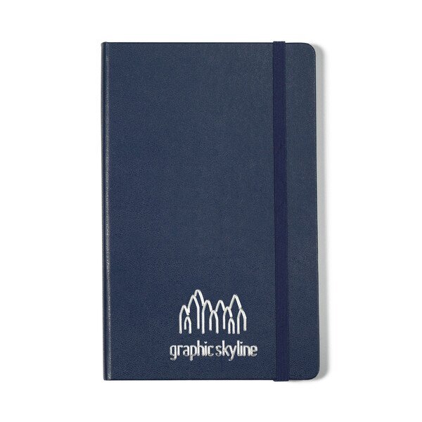 Moleskine® Hard Cover Ruled Large Notebook, 5" x 8-1/4"