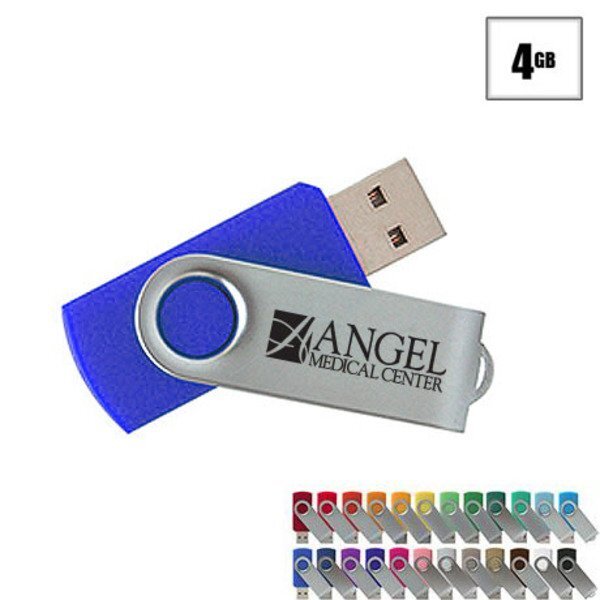 MVP Silver USB Flash Drive, 4GB