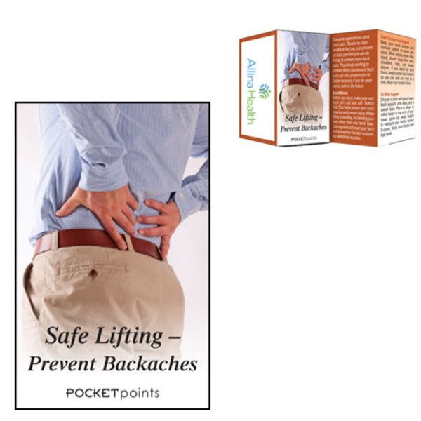 Safe Lifting/Backache Prevention Pocket Point