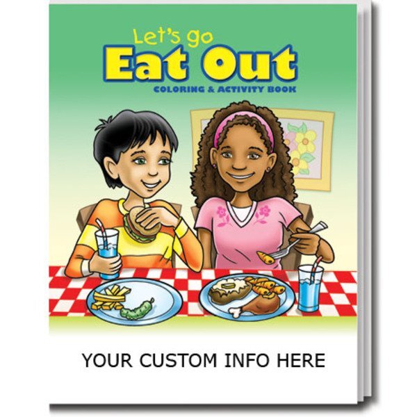 Lets Go Eat Out Coloring & Activity Book