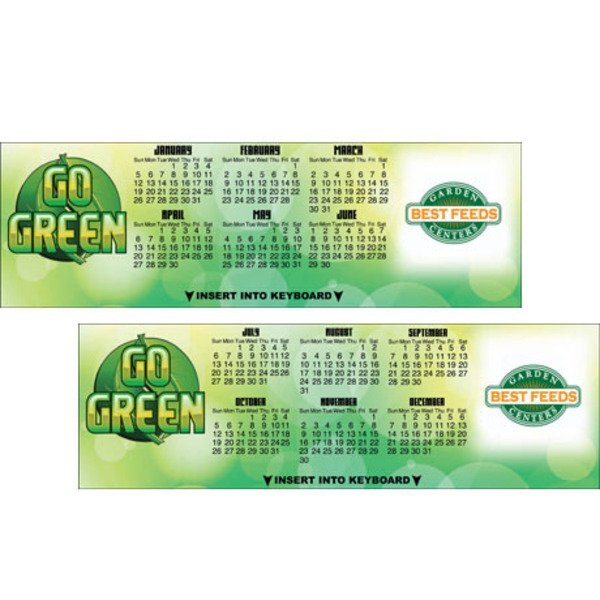 Go Green Keyboard Calendar
