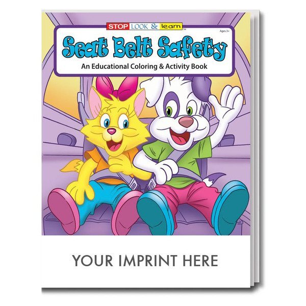 Seat Belt Safety Coloring & Activity Book