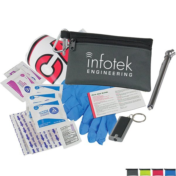 Auto Safety Zipper Tote Kit | Health Promotions Now