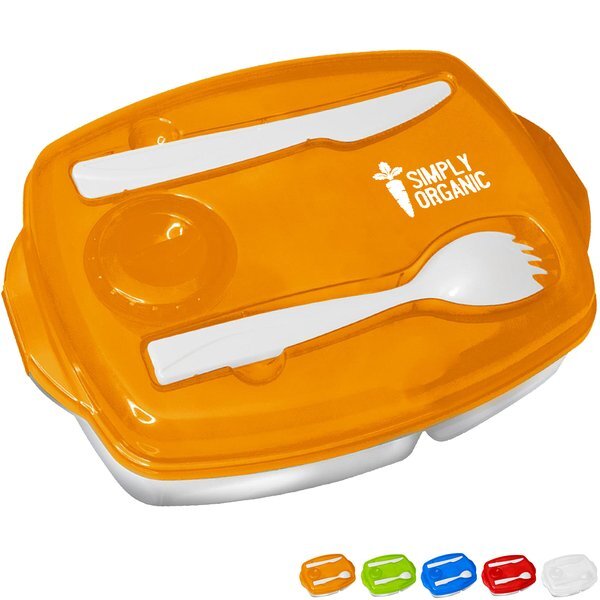 Locking Lid Lunch Tray Container