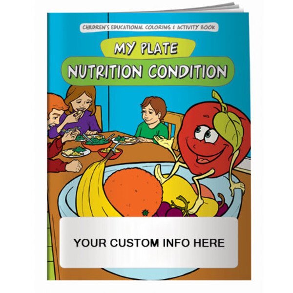 Nutrition Condition, My Food Plate Coloring Book