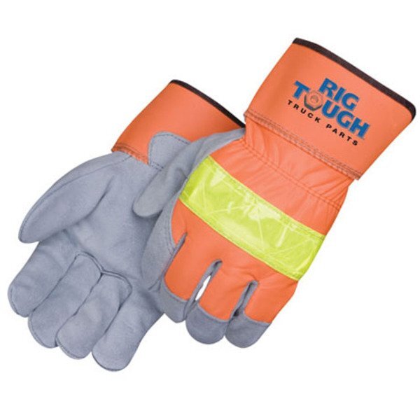 Safety Split Leather 3M™ Scotchlite™ Work Gloves