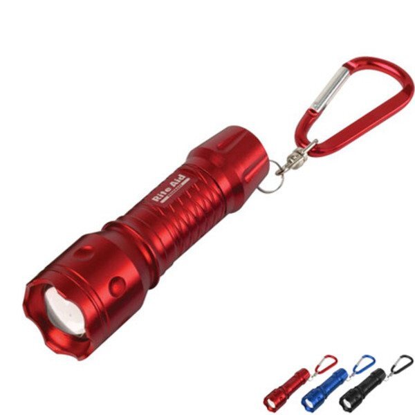 CREE® Vivid Triple Output Mini LED Carabiner Flashlight