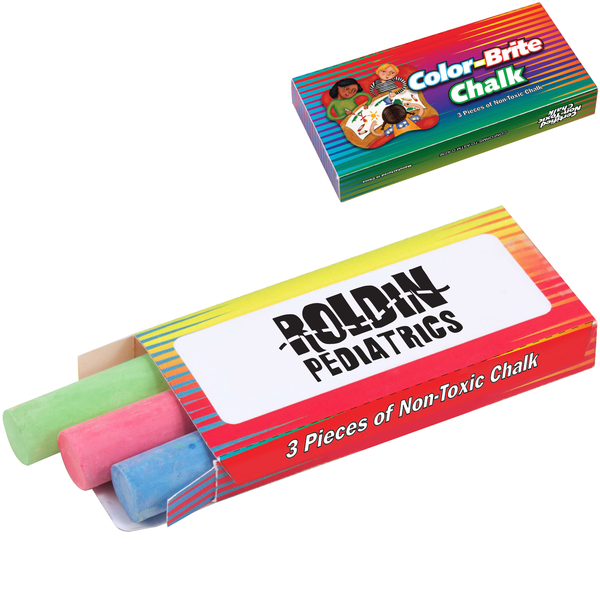 Color-Brite Chalk, 3 Piece Pack