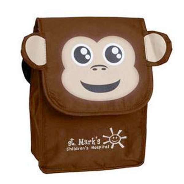 Paws N Claws Polyester Lunch Bag - Monkey
