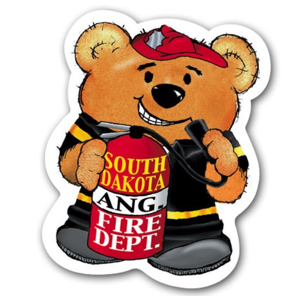 Firefighter Bear Magnet