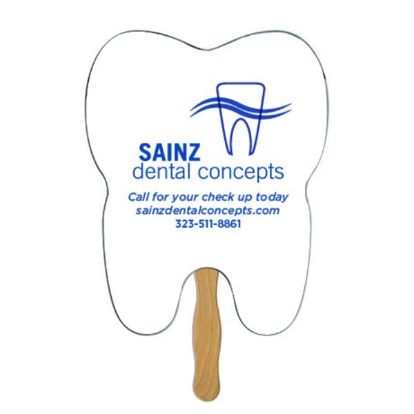 Tooth Hand Fan