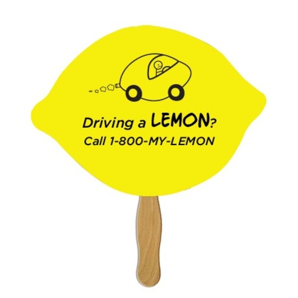 Lemon Lime Hand Fan