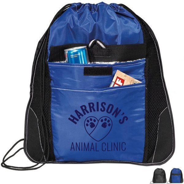 Elite Sport Polyester Cinchpack w/ Insulated Pocket