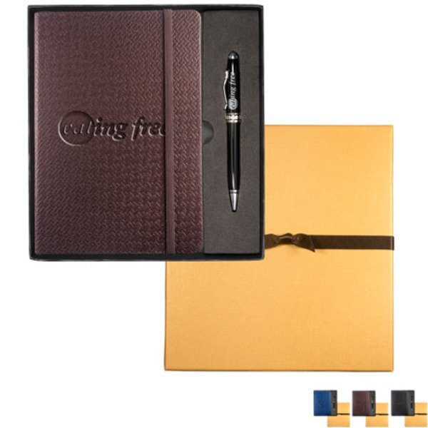 Textured Tuscany™ Journal w/Executive Stylus Pen Set