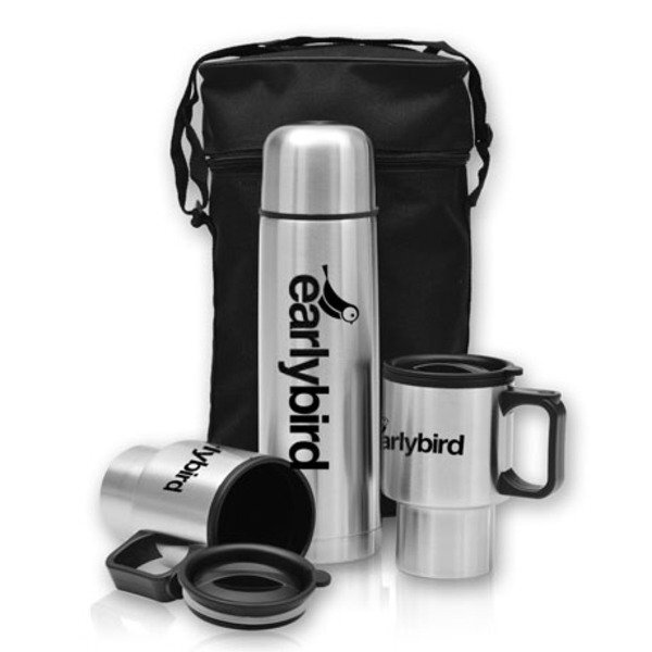 Hot Beverage Set w/ Zippered Carrying Case Promotions Now