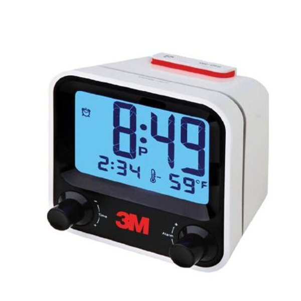 Easy Set Alarm Clock w/ Thermometer