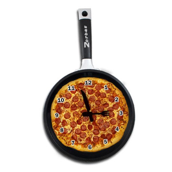 Pan Pizza Wall Clock