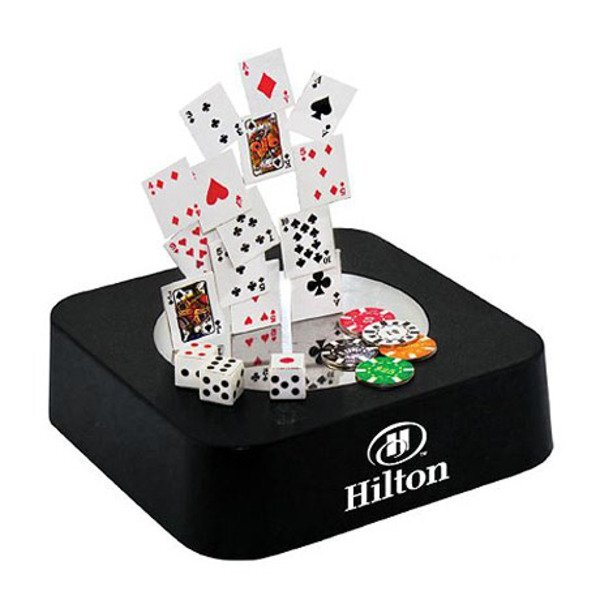 Poker-Themed Magnetic Sculpture Block