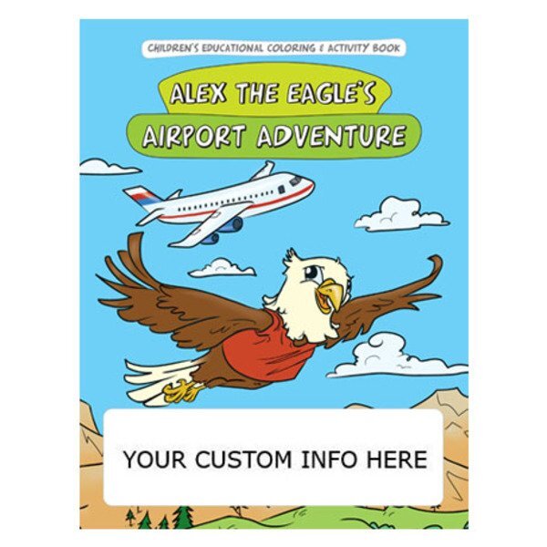 Alex the Eagle’s Airport Adventure Coloring Book