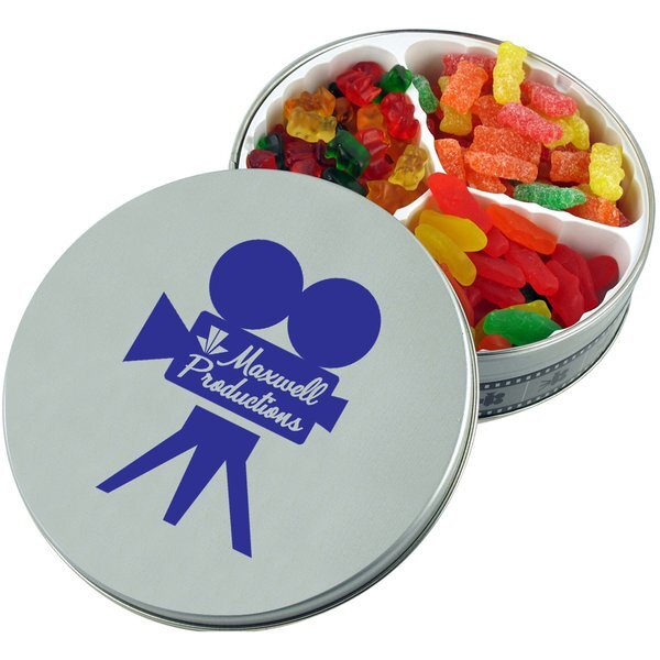 Movie Reel Tin with Gummy Bears, Swedish Fish & Sour Patch Kids