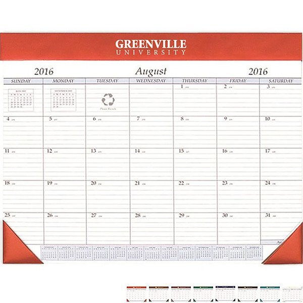 Academic Desk Pad Calendar 17 X 22 Promotions Now