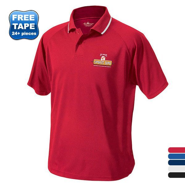 Charles River® Classic Piqué Men's Wicking Polo