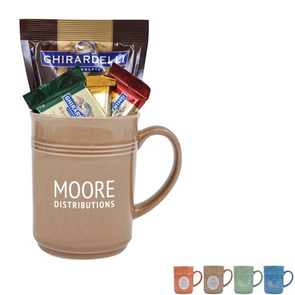 Cup of Thanks Ghirardelli 14oz. Mug Gift Set, Custom