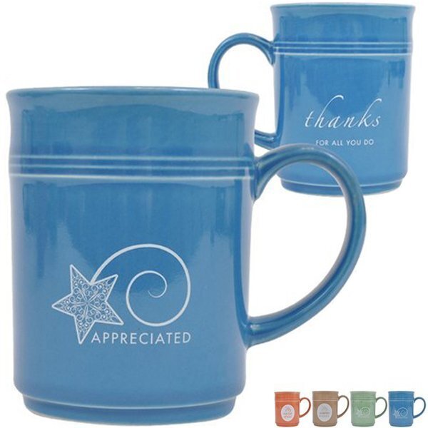 Cup of Thanks Ceramic Mug 14oz. Stock