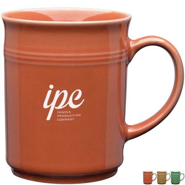 Earth Tone Ceramic Thank You Mug, 14oz.