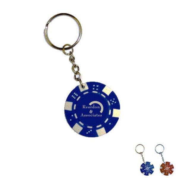 Casino Chip Keychain