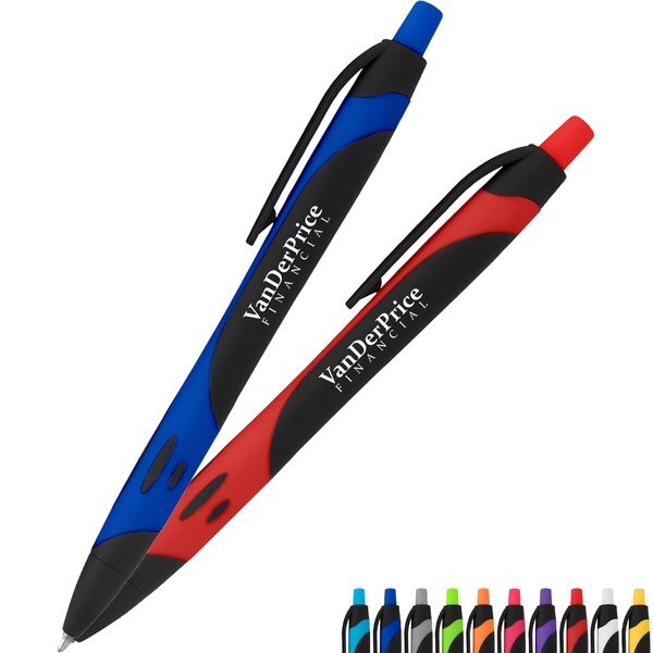 Sleek Write Two-Tone Rubberized Pen