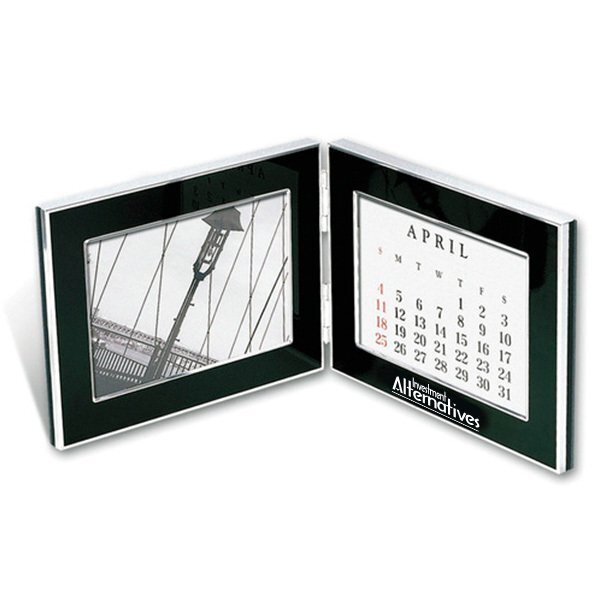 Folding Photo Frame & Perpetual Calendar, 4" x 6"
