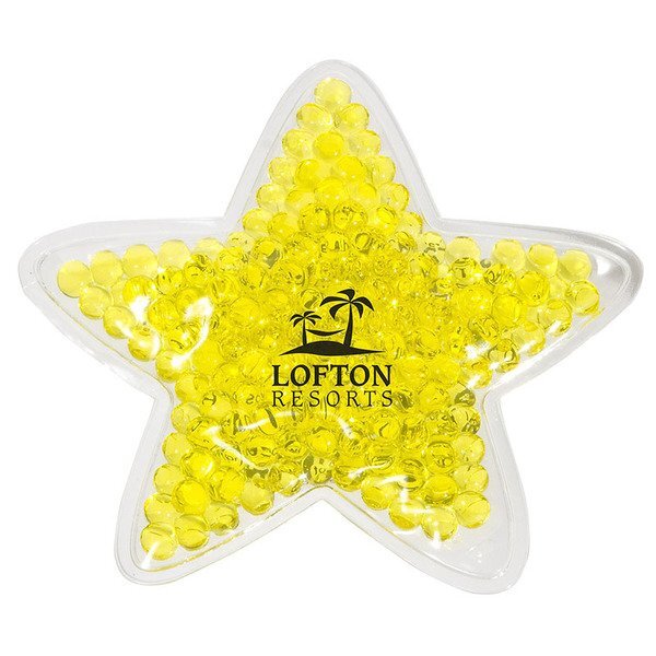 Yellow Star Aqua Pearls Hot & Cold Pack