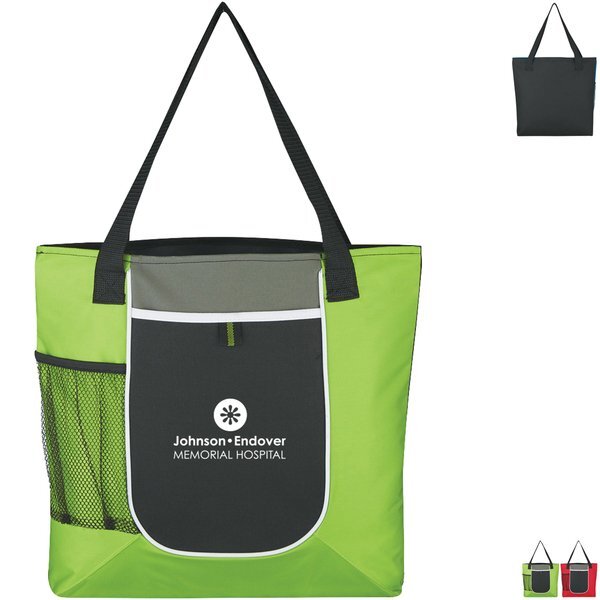 Roundabout Quad Polyester Tote Bag