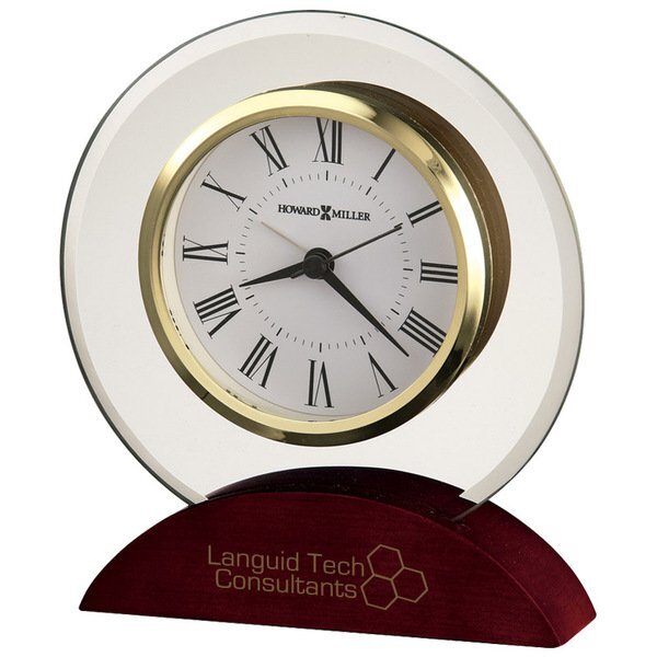 Howard Miller® Dana Beveled Glass Tabletop Clock