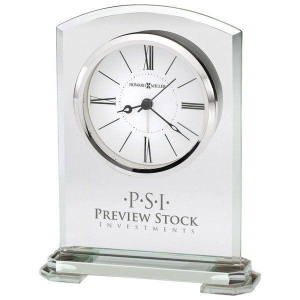 Howard Miller® Corsica Beveled Jade Glass Clock