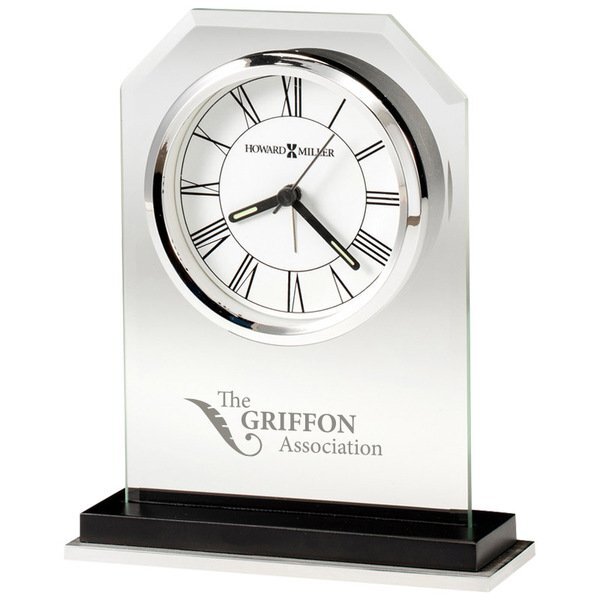 Howard Miller® Emerson Beveled Glass Clock