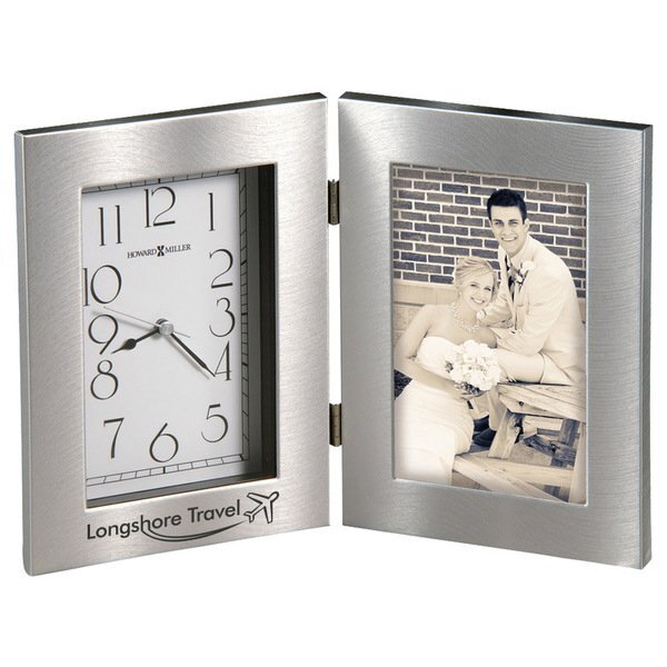 Howard Miller® Lewiston Hinged Frame Clock Combination