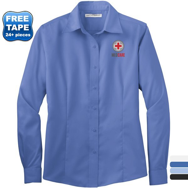 Port Authority® Cotton Twill Non-Iron Ladies' Shirt