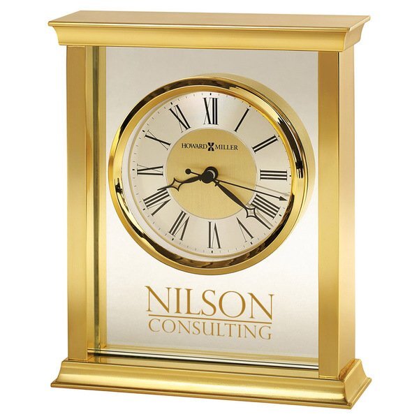 Howard Miller® Monticello Brass Clock