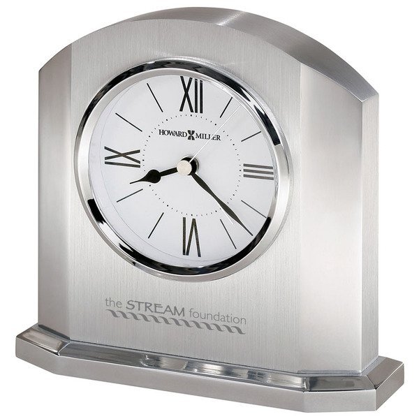 Howard Miller® Lincoln Silver-Finished Clock