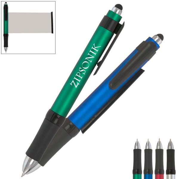 CleanWrite Micro-Fiber Banner Pen w/ Stylus