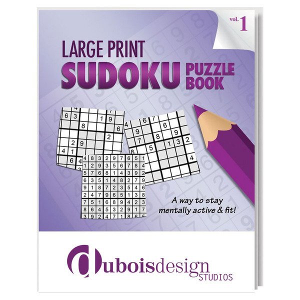 Large Print Sudoku Puzzle Book - Vol. 1